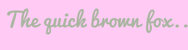 Image with Font Color AAB6A2 and Background Color FFCBF4